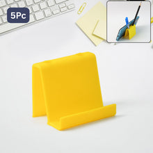 Multifunctional Plastic Mobile Phone Stand  Pen Holder (5 Pc, Mix Color)