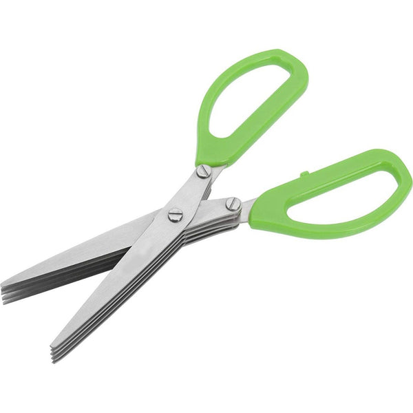 Multifunction Vegetable Stainless Steel Herbs Scissor With 5 Blades