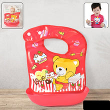 Multifunctional Waterproof Bpa Free Reusable Soft Fabric Plastic Baby Bib (1 Pc)