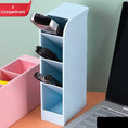 Multipurpose 4 Compartment Pen Holder Office Desktop (1 Pc)