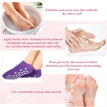 Gel Socks Soft Socks For Repairing And Softening Dry Cracked Feet Skins Comfortable Socks (1 Pair)