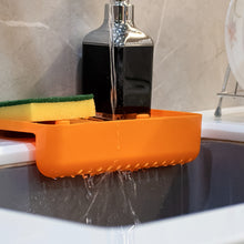 Multi Functional Drainer Shelf Sink Storage Holder Sink Colander Strainer Basket (1 Pc)