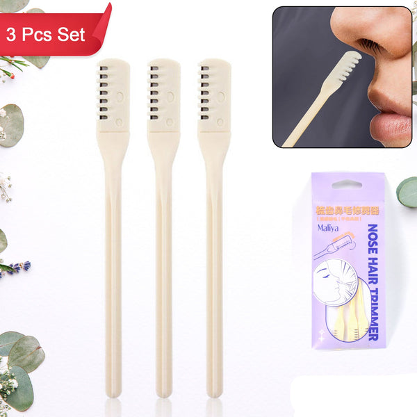 Nose Hair Removal Trimmer Nose Hair Remover Razor Kit Blade (3 Pcs Set)