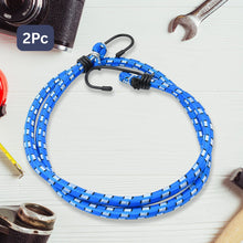Nylon Elastic Tying Rope With Hooks (2Pc, 1 Mtr.)