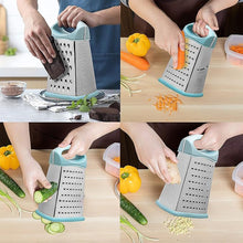 Heavy-duty 7-in-1 Multipurpose Stainless Steel Hexagonal Grater