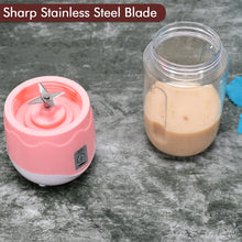Portable Blender Personal Blender Juicer Cup Mini Handheld Blender With 4 Blades Mixer For Fruit Shakes And Smoothies Portable Juicer (Multicolor)