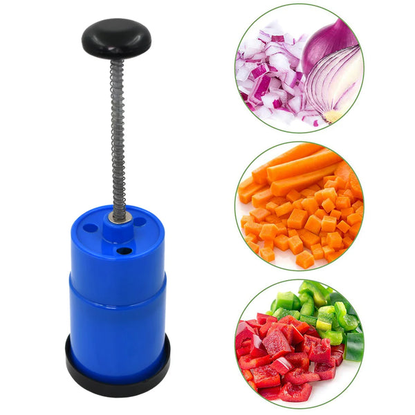 Onion Vegetable Hand Press Cutting Chopper (Mix Color)