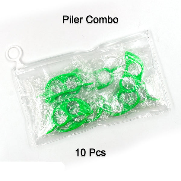 Orange Peeler With Transparent Pouch Bag Combo (10 Pcs)
