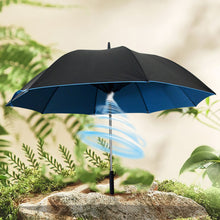 Sun Umbrella With Inside Fan Power Bank Umbrellas For Summer (1 Pc)
