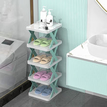 5 Tier Shoes Stand Shoe Tower Rack Suit For Small Spaces Closet Small Entryway Easy Assembly And Stable In Structure Corner Storage Cabinet For Saving Space