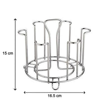 Round Glass Stand Used For Holding Sensitive Glasses And All Present In All Kinds Of Kitchens Of Official And Household Places Etc.