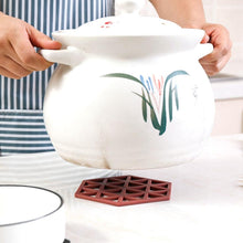 Cup Mat Pvc Tea Coaster Non-slip Placemat High Temperature Insulation Pad Hollow Pot Mat Bowl With Anti-hot