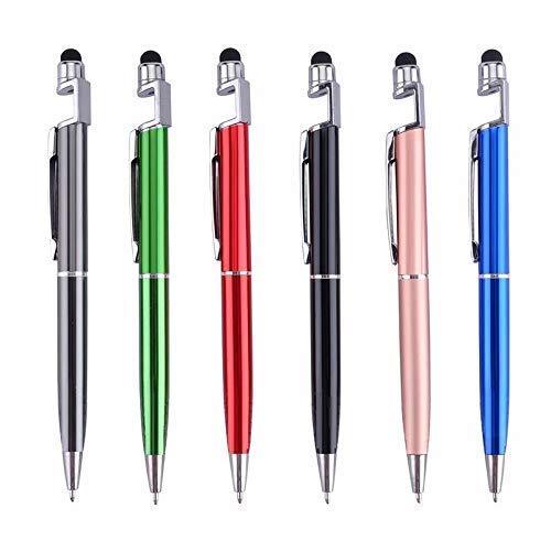 3 In 1 Ballpoint Function Stylus Pen With Mobile Stand (3 Pc)