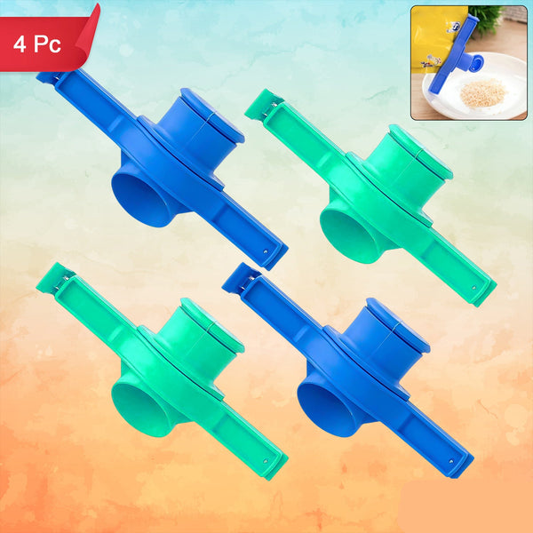 Packet Pourer Sealer Clip - (4 Pc) for packing open packages of food