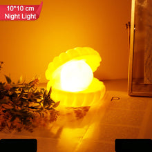 Pearl Shell Night Lamp Decorate Desk Lights Nursery Toy Lamp Led Pearl Shell Night Lights For Bedroom  Home