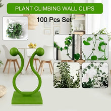 Plant Climbing Wall Fixture Clip Self-adhesive Hook (100 Pcs Set)