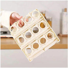 Plastic Foldable Egg Tray  24 Grid Egg Storage Box (1 Pc)