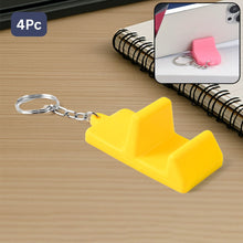 Plastic 2-in-1 Mobile Stand Keychain (4 Pc)