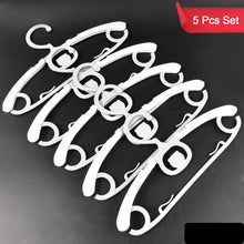 Large Dress Hanger Plastic Adjustable Cloth Hanger (5 Pcs Set)