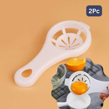 Plastic Egg Yolk Separator Egg White Yolk Filter Separator (2 Pc  With Card Packing)