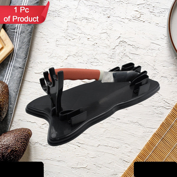 Plastic Kitchen Knife Drawer Organizer Knife Stand Storage For Your Kitchen. Replace Your Knife Block With A Revolutionary Product. Clear Your Counter Top Of Clutter And Easily Identify The Desired Knife (1pc)