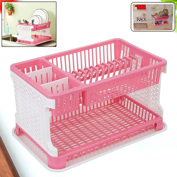 Plastic Kitchen Organizer Rack With Water Storing Tray