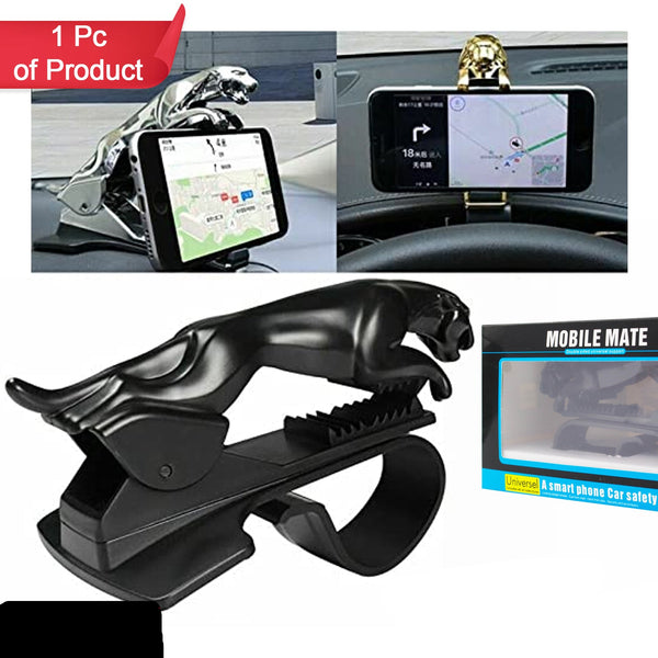 Jaguar Leopard Shape Plastic Phone Clip Mobile Phone Holder For Car Use