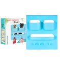 Plastic Unbreakable Soap Dish Tooth Brush Paste Holder