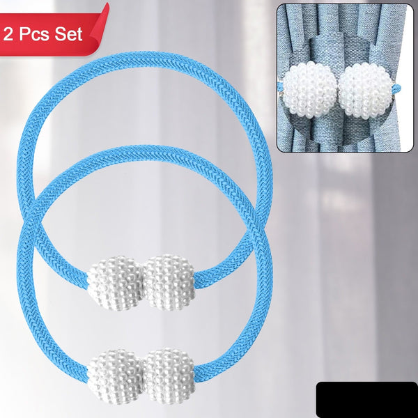 Polyester And Magnet Curtain (2 Pc)