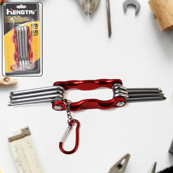 Portable 8 In 1 Multifunctional Repair Tool Set Wrench Screwdriver Tools