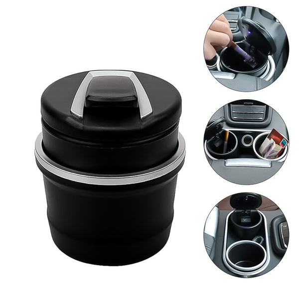 Portable Car Storage With Lid And Blue Led Light (1 Pc With Color Box)