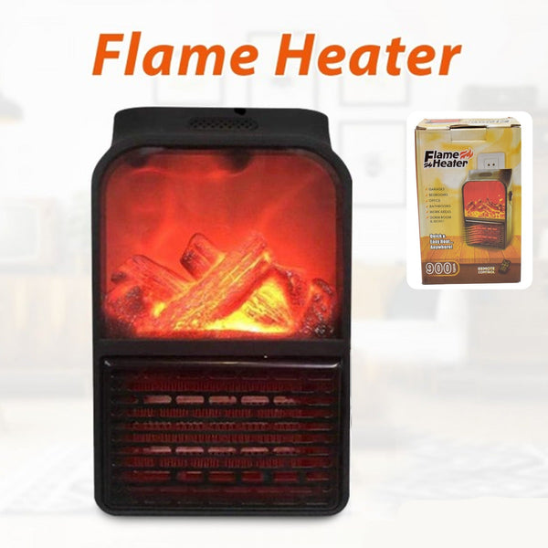 Portable Electric Fireplace Lamp Led Flame Heater (900w  1 Pc)