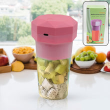 Portable Multifunctional Electric Juicer Cup Usb Juice Maker 6 Blade (350 Ml)