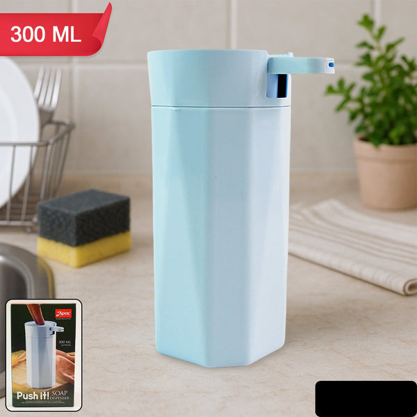 Portable Push It Soap Dispenser, 300ml (1 Pc)