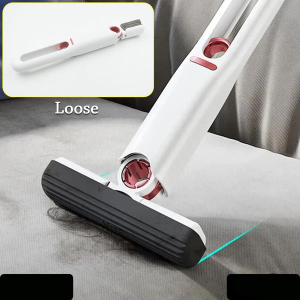 Portable Self-squeeze Short Mop Mini Hand Wash-free Strong Absorbent Mop With 1 Cotton Head Cleaning Sponge For Bathroom Kitchens Table