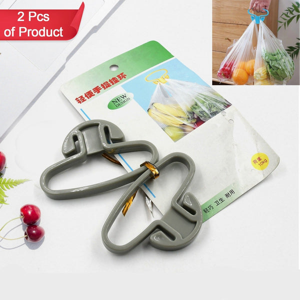 Portable Shopping Bag Handle Holder Household Plastic Bag Hook Kitchen Supplies Carrier Holds Plastic Reusable Grocery Bags Holder Portable Bag Carrier Multifunctional (2pc)