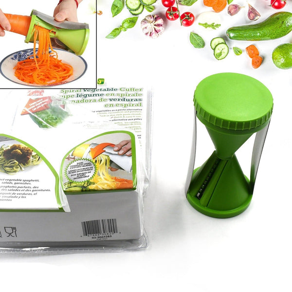 Portable Spiralizer Vegetable Slicer Handheld Spiralizer Peeler Stainless Steel Spiral Slicer For Salad Vegetables Fruit Slicer