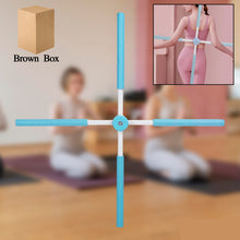 Posture Stretching Stick Yoga Sticks Humpback Correction Open Shoulder Adjustable For Posture Pain Relief Rotating Yoga Stick Retractable Dance Studio (1 Pc)