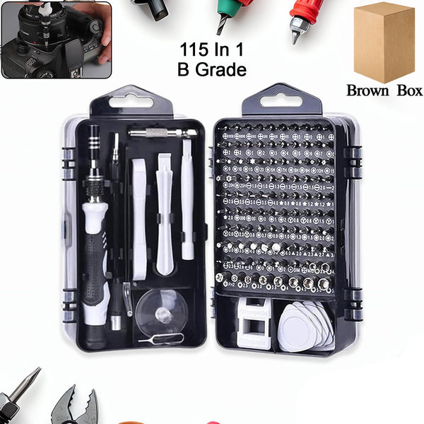 Precision Screwdriver Set (115-in-1  B Grade)