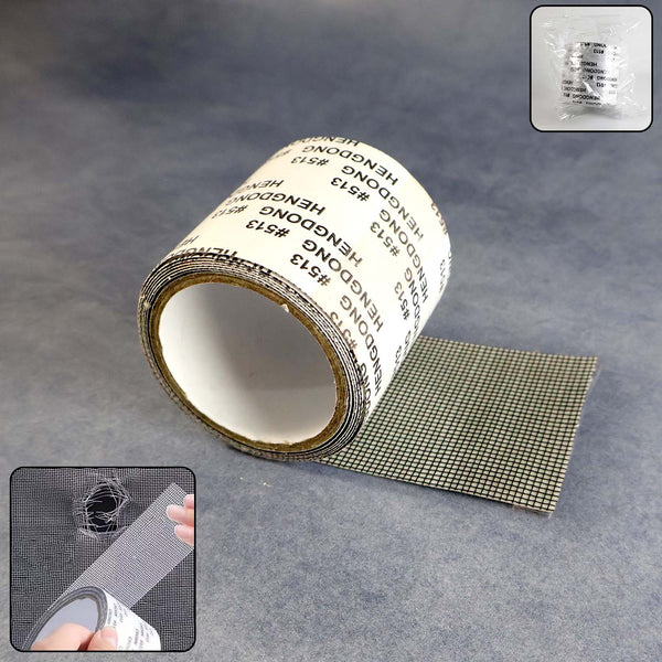 Premium Self-adhesive Window Screen Repair Mesh Tape (5cm X 1m) (3 Pcs)