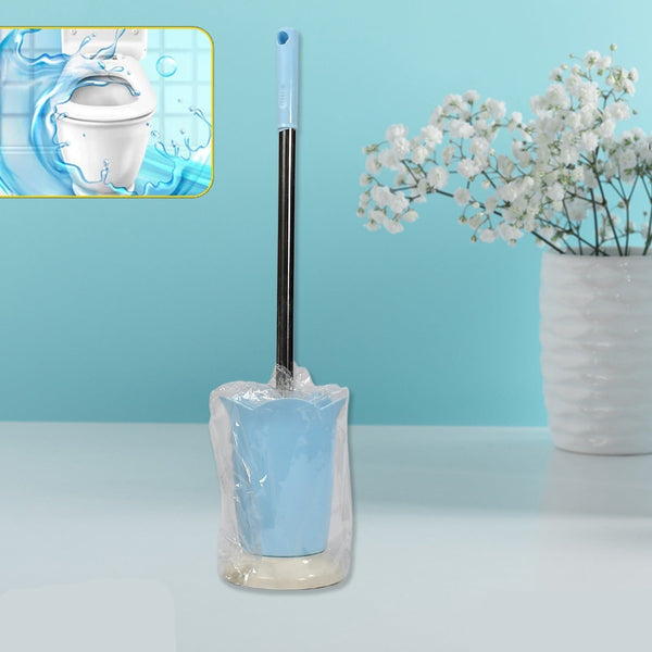 Premium Toilet Plastic Brush With Holder Stand Western And Indian Toilet Bathroom Cleaning