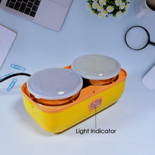 2 Layer Electric Lunch Box For Office Portable Lunch Warmer With Removable 4 Stainless Steel Container.