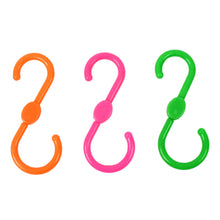 S Shape Plastic Hooks Hanger For Hanging Cloth (6 Pcs Set)