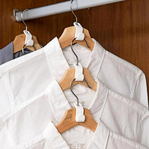 Plastic Clothes Hanger With Non-slip Pad (10 Pc)
