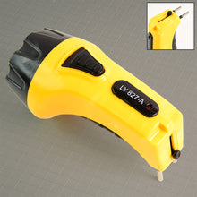 Rechargeable Led Torch Flashlight  High-power Handheld Emergency Light With Built-in Plug