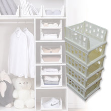 5 Layer Stackable Multifunctional Storage for Clothes Foldable Drawer Shelf Basket Utility Cart Rack Storage Organizer Cart For Kitchen Pantry Closet Bedroom Bathroom Laundry (5 Layer 1 Pc)