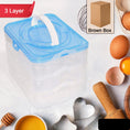 3-layer Plastic Refrigerator Egg Storage Box (36 Grid)