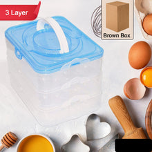 3-layer Plastic Refrigerator Egg Storage Box (36 Grid)