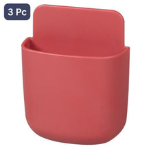 Wall Mounted Storage Box Remote Storage Organizer Case (Multi colour) (3 Pc)