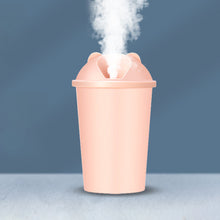 Small Cute Bear Shape Usb Humidifiers Cup (1 Pc  Multicolor Light)